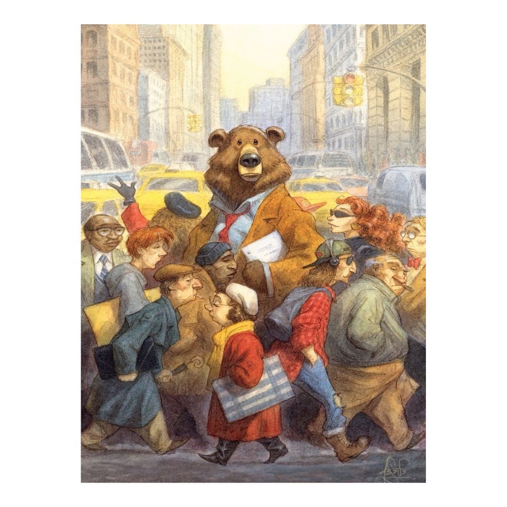 New York Puzzle Company 1000 Pc Puzzle - City Bear