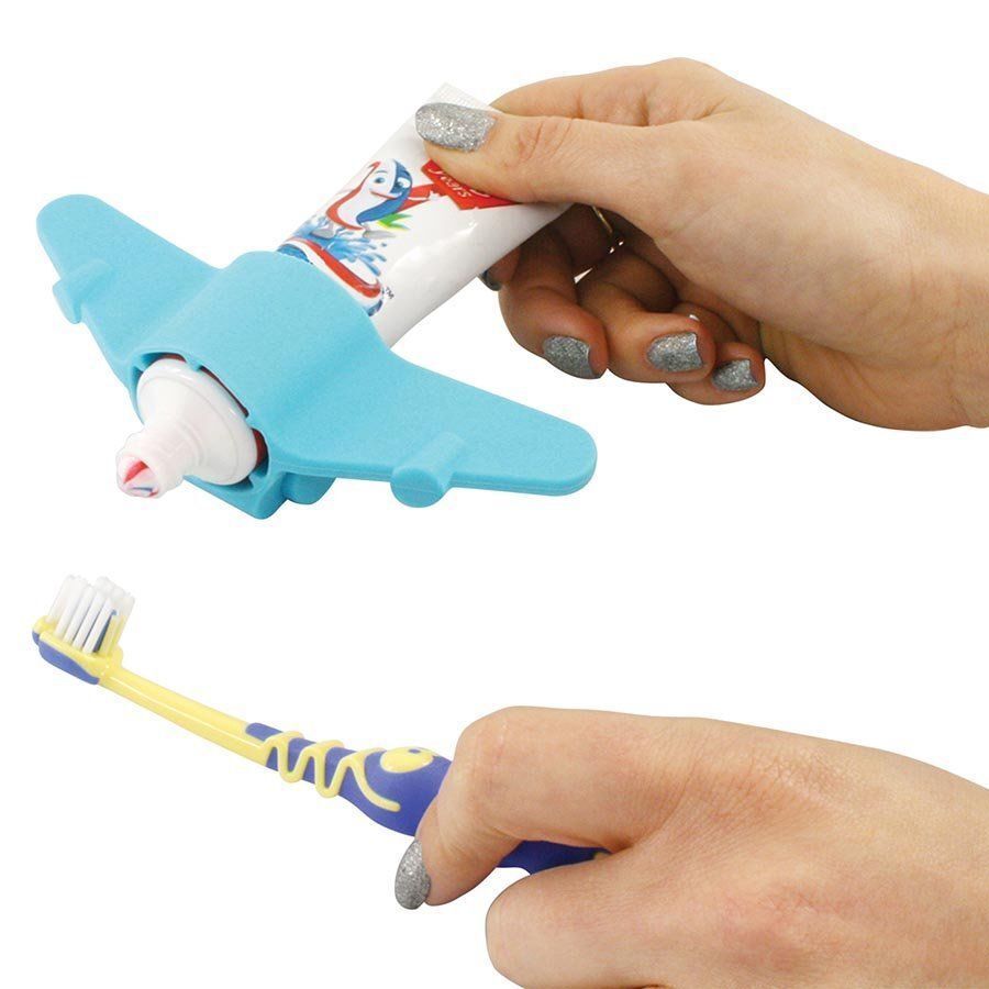 J-Me Blue Plane Toothpaste Holder