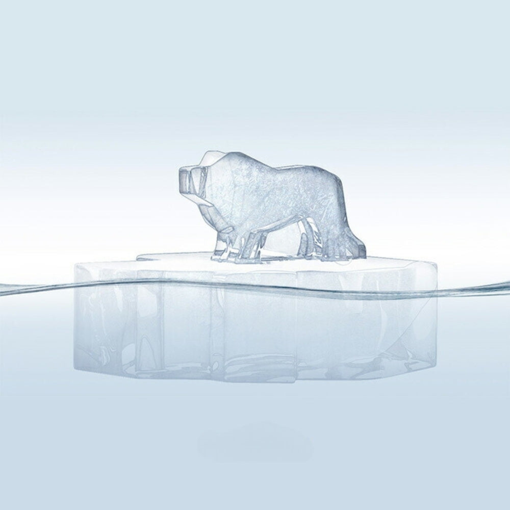 Savanna Lion and Hippo Shape Silicone Ice Mold (Set of 2)