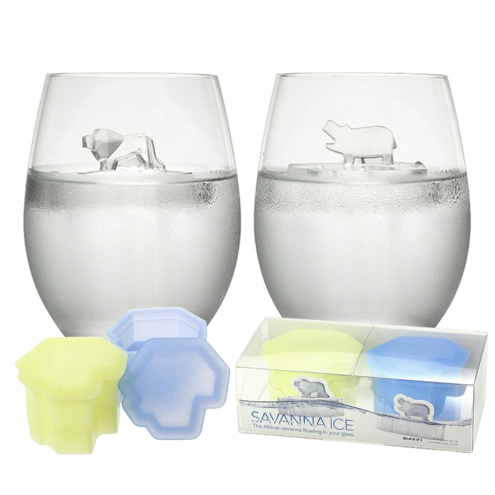 Savanna Lion and Hippo Shape Silicone Ice Mold (Set of 2)