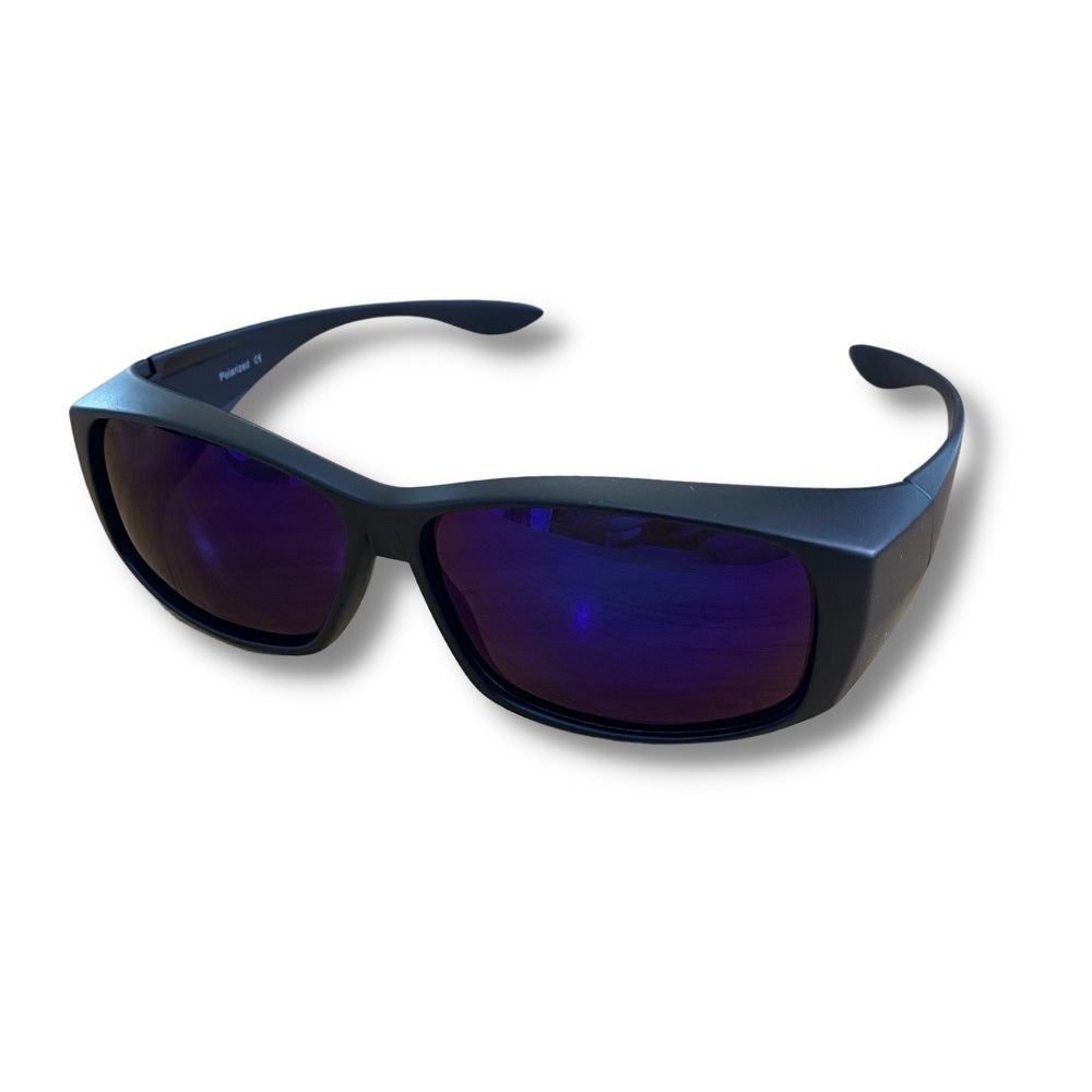 Razor Polarised UV400 Fit Over Sunglasses - Mirror Blue
