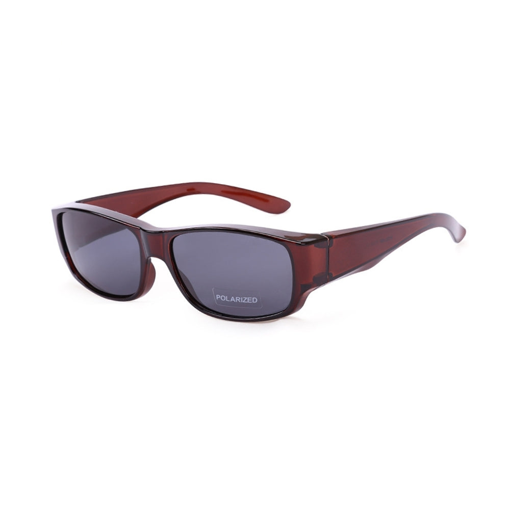 Polarised UV400 Fit Over Sunglasses - Sand Red