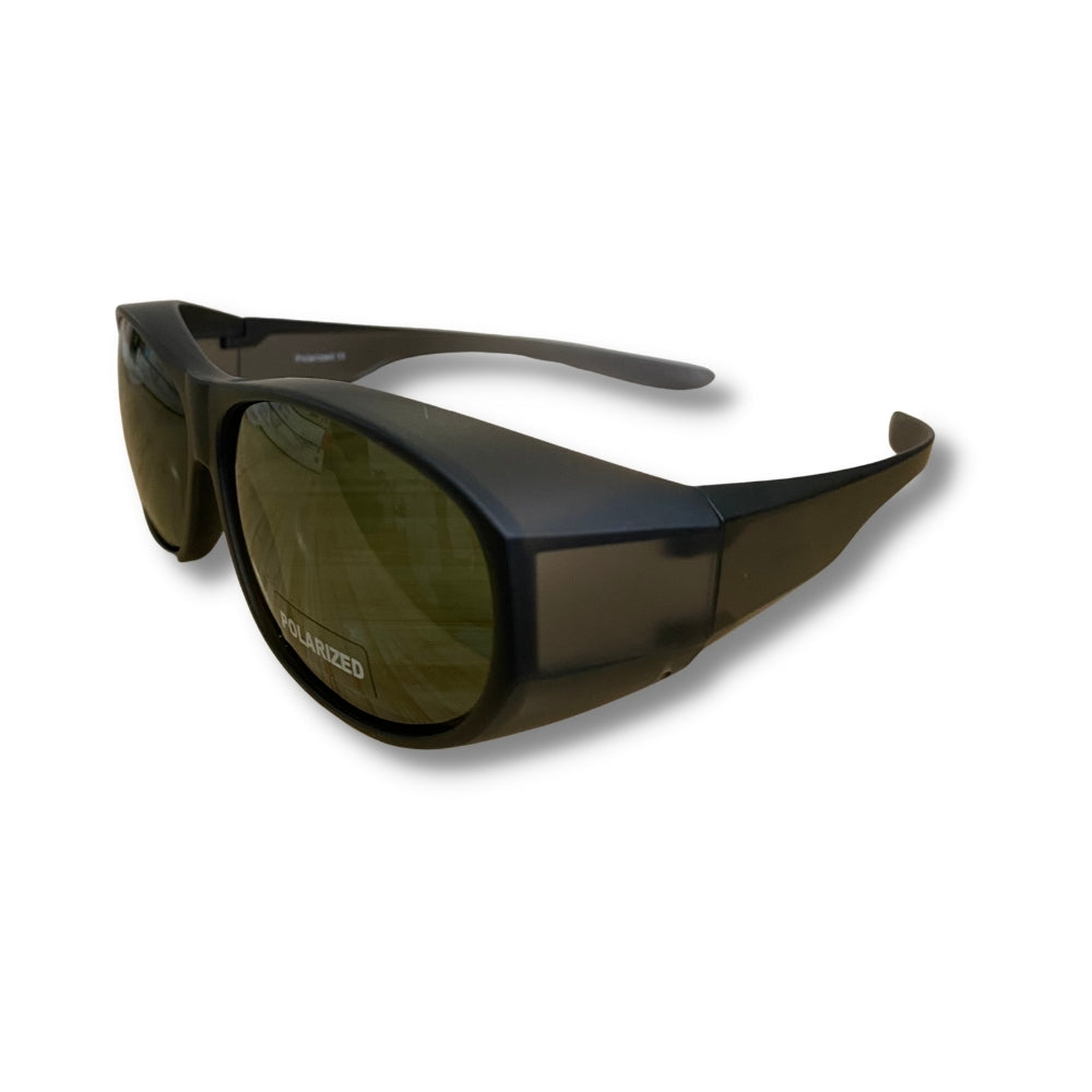 Polarised UV400 Fit Over Sunglasses - Sand Grey