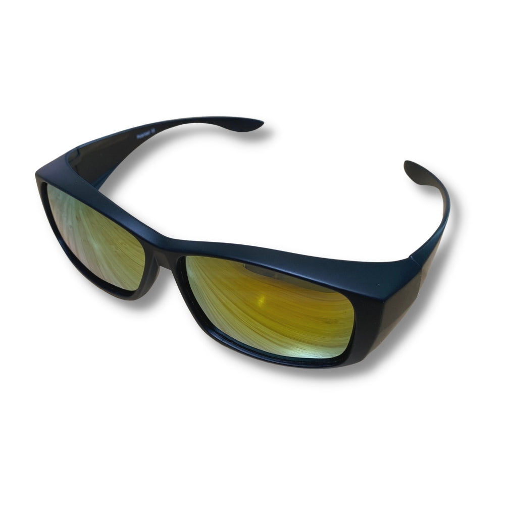 Razor Polarised UV400 Fit Over Sunglasses - Mirror Yellow