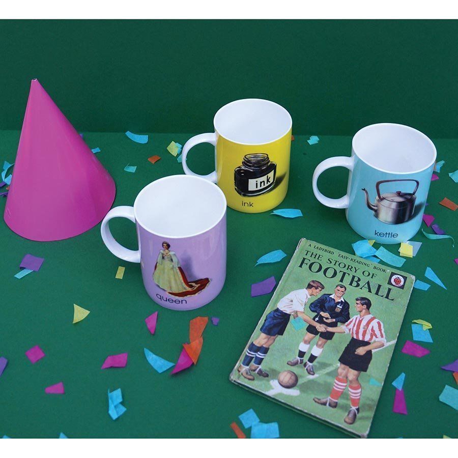 Ladybird Books The Vintage Collection Alphabet Mugs 340ml