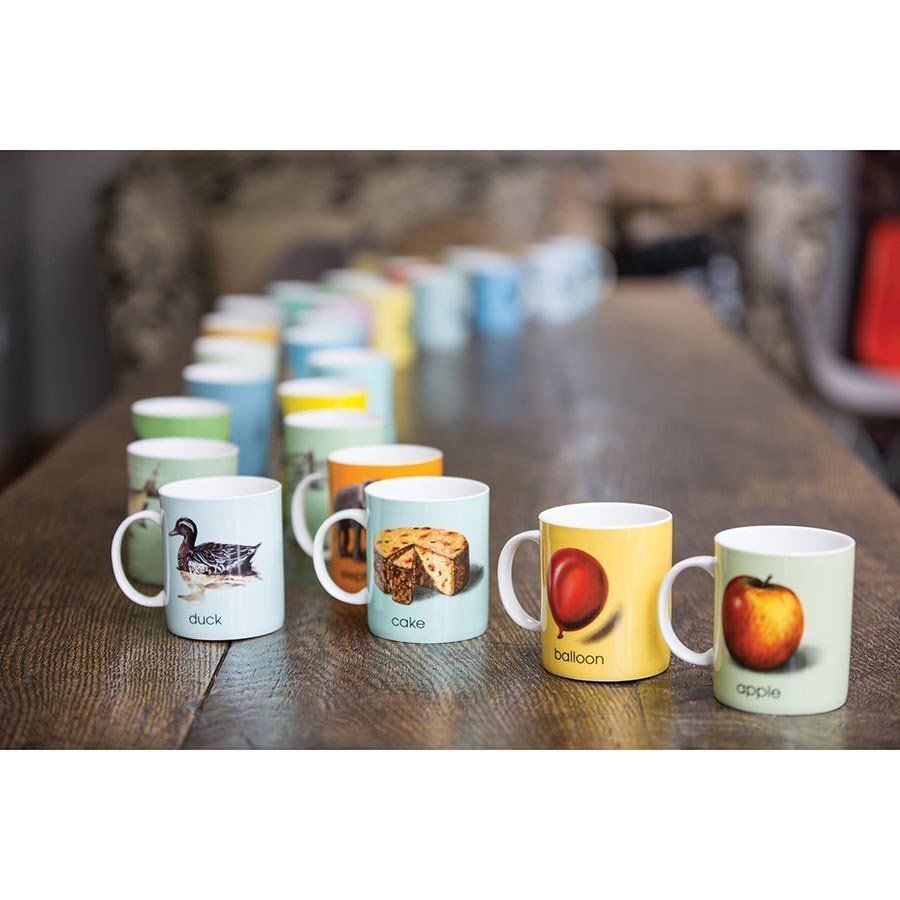Ladybird Books The Vintage Collection Alphabet Mugs 340ml