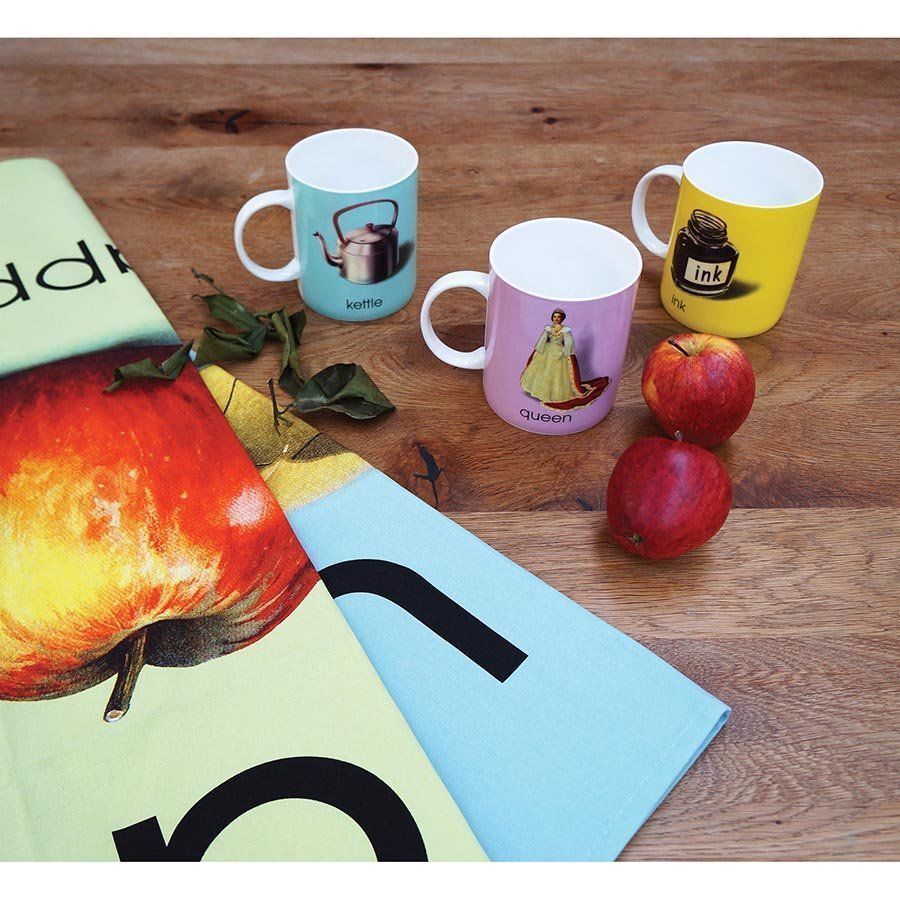 Ladybird Books The Vintage Collection Alphabet Mugs 340ml