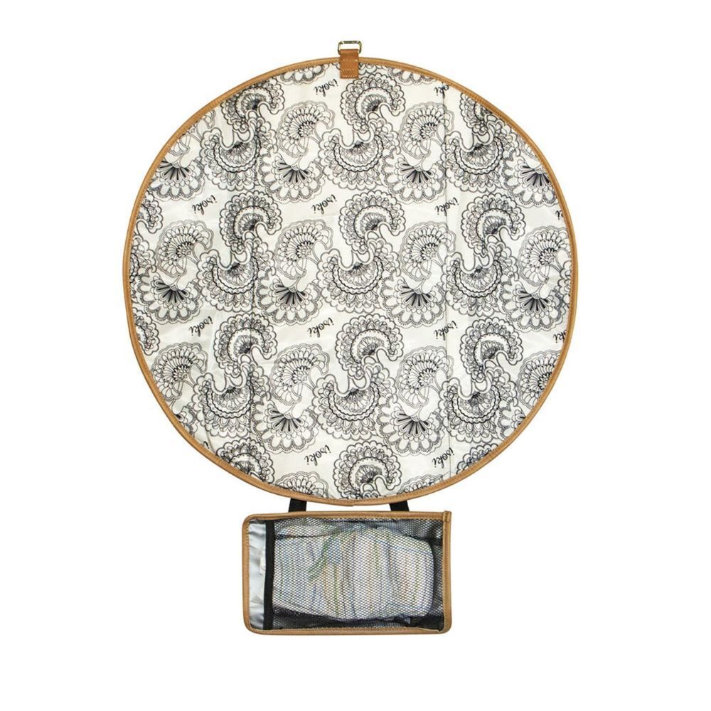 ISOKI Adeladie Change Mat Purse Black/Tan Two Tone