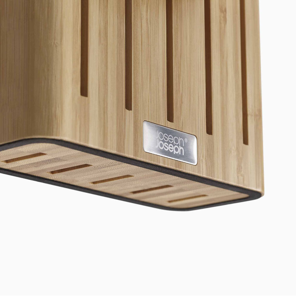 Joseph Joseph Steel Knives Set with Bamboo Block