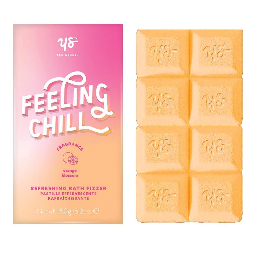 Yes Studio Bath Fizzer Refreshing Orange Pink