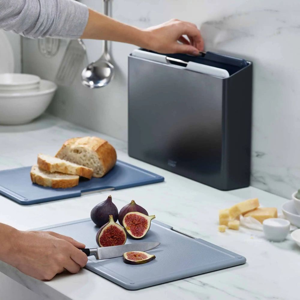 Joseph Joseph Folio 4-piece Large Chopping Board Set - Graphite