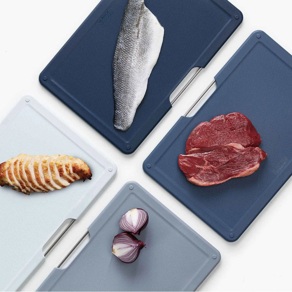 Joseph Joseph Folio 4-piece Regular Chopping Board Set - Graphite