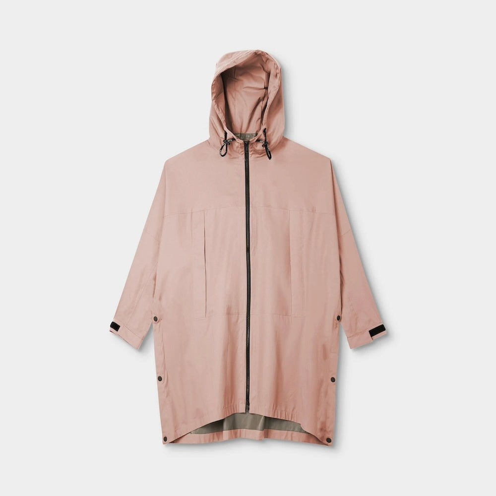 Tilley Unisex Packable Hooded Poncho - S/M - Light Pink