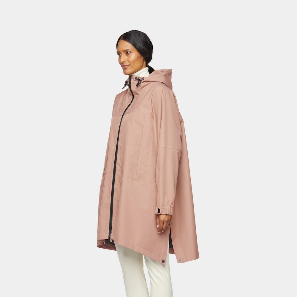 Tilley Unisex Packable Hooded Poncho - S/M - Light Pink