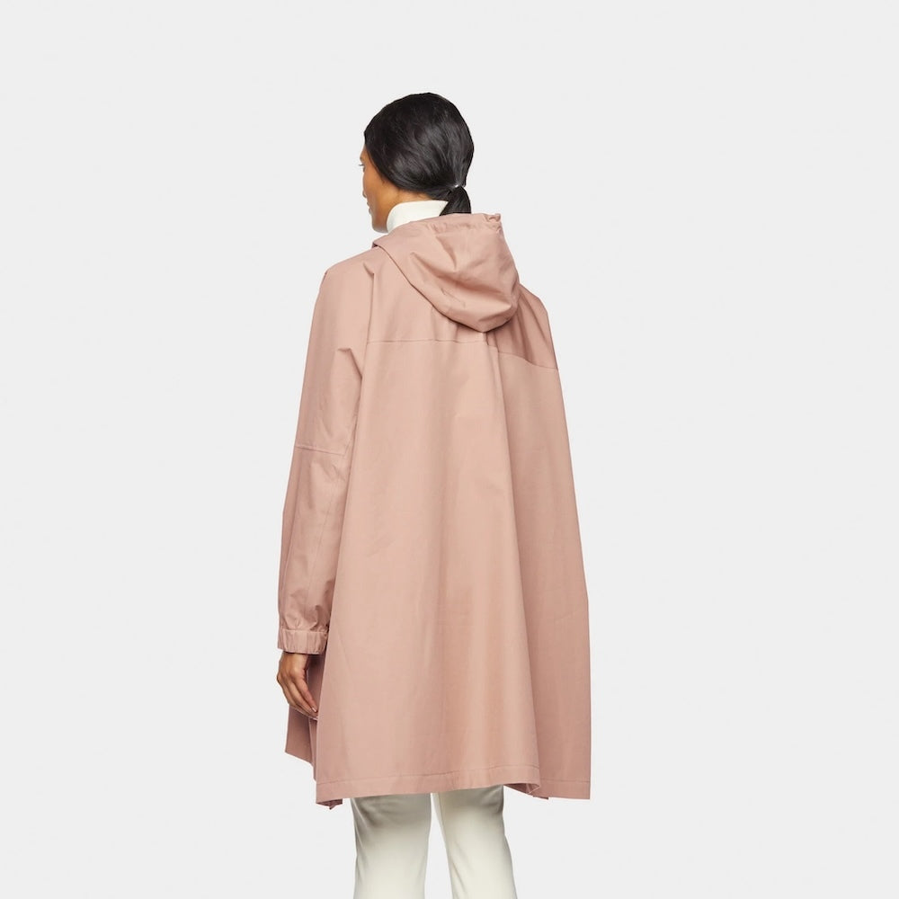 Tilley Unisex Packable Hooded Poncho - S/M - Light Pink