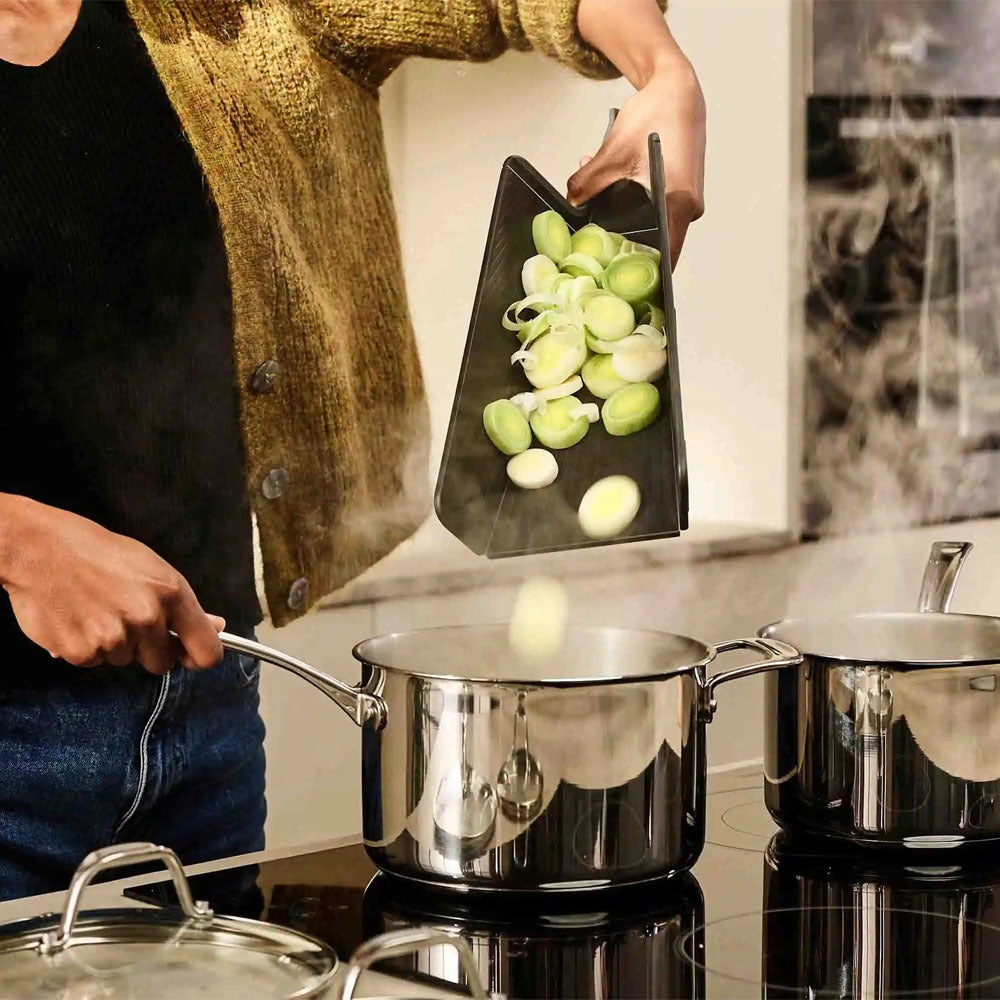 Joseph Joseph Chop2Pot Plus Large Folding Chopping Board - Black