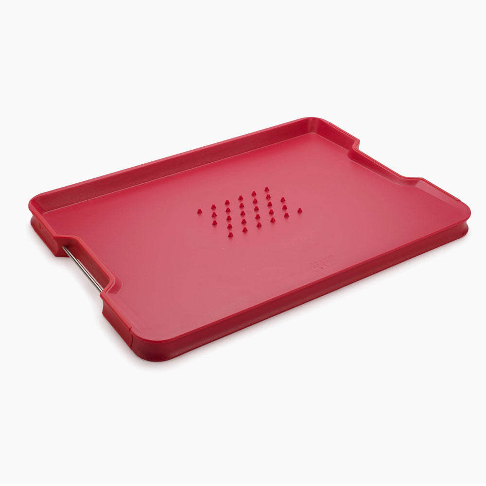 Joseph Joseph Cut & Carve Plus Large Chopping Board - Red