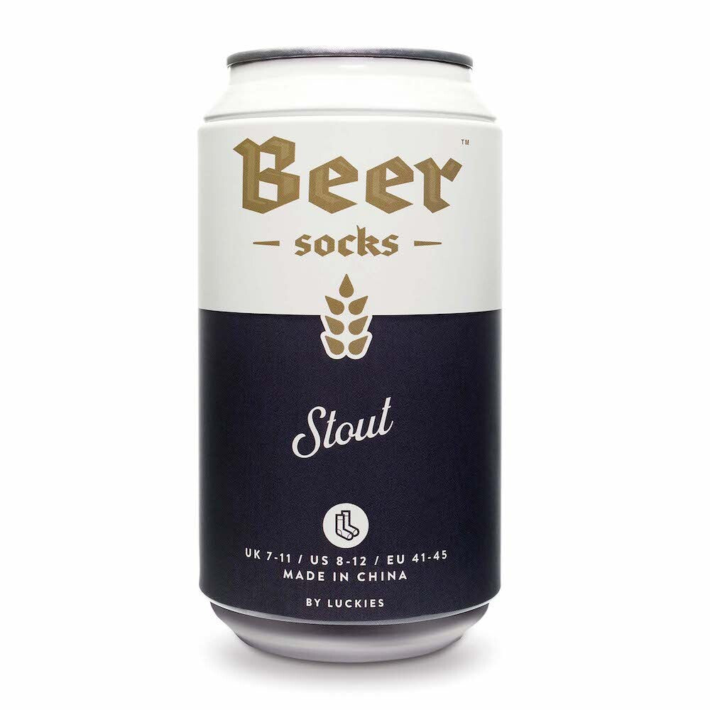 Luckies Beer Socks Stout Blue