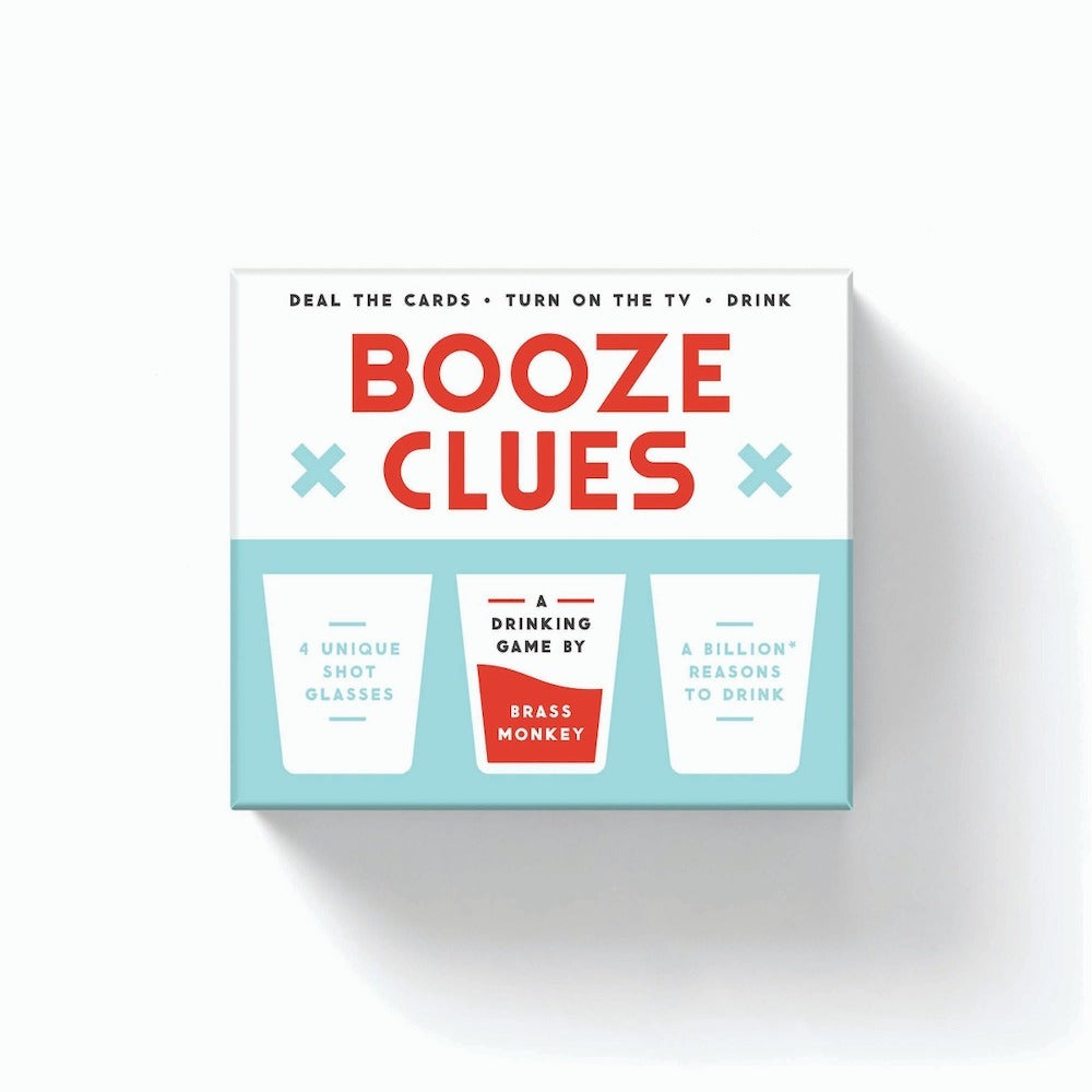 Brass Monkey Booze Clues Drinking Game Set