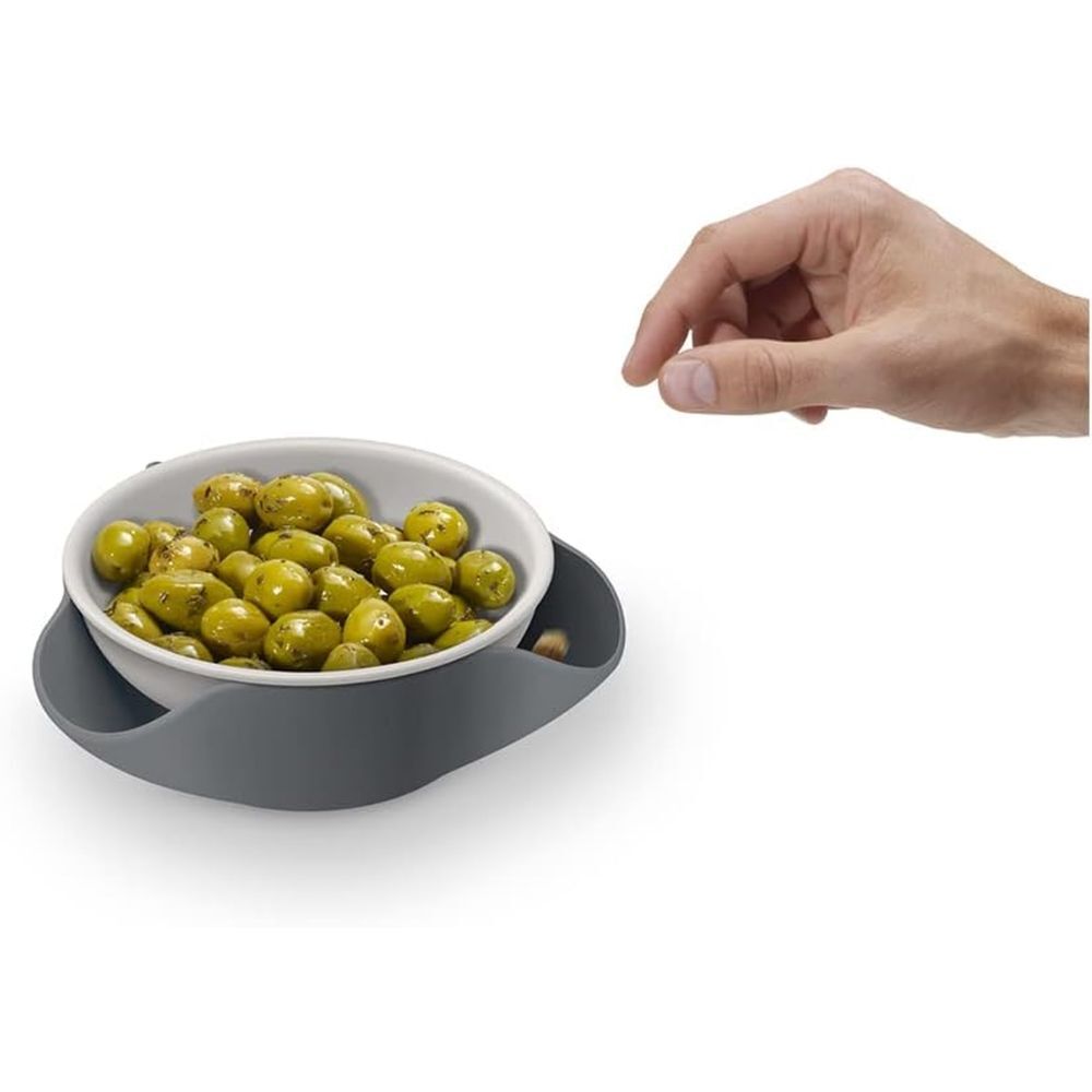 Joseph Joseph Double-Dish Grey Serving Bowl
