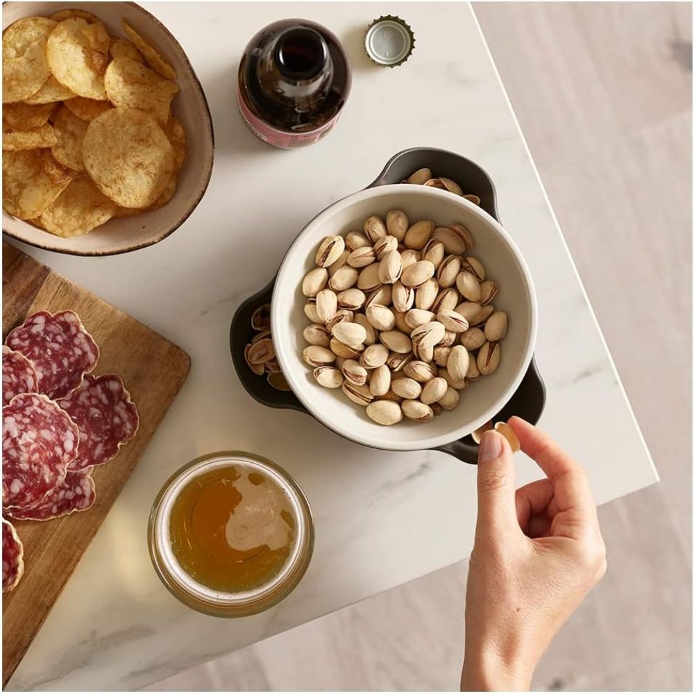 Joseph Joseph Double-Dish Grey Serving Bowl