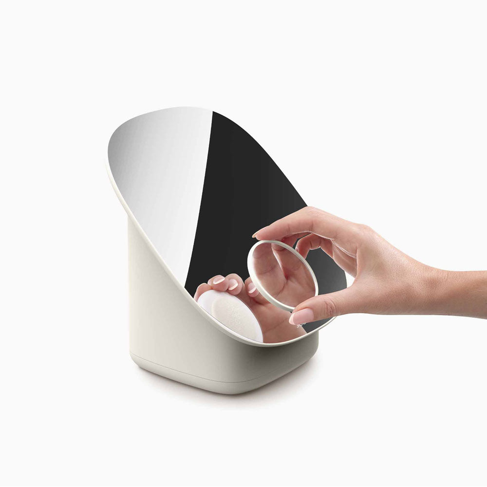 Joseph Joseph Viva Pedestal Mirror with Cosmetic Organiser