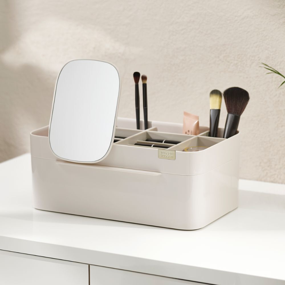 Joseph Joseph Viva Large Cosmetic Organiser with Removable Mirror