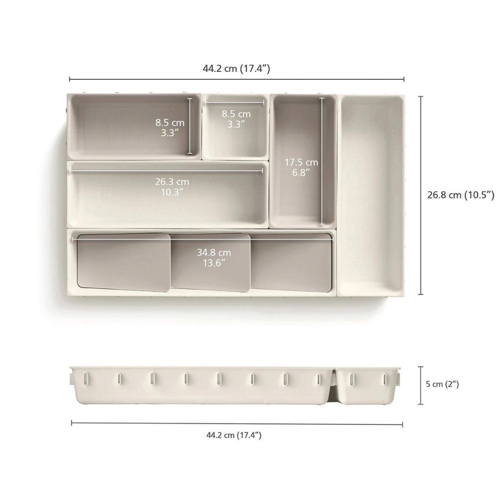 Joseph Joseph Viva 7-piece Makeup Drawer Organiser Set