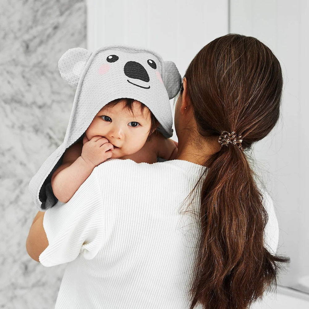 Dock & Bay Baby Hooded Towel Animal Collection - Kirra Koala