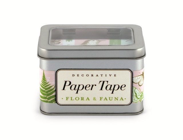 Cavallini Flora & Fauna Decorative Washi Paper Tape