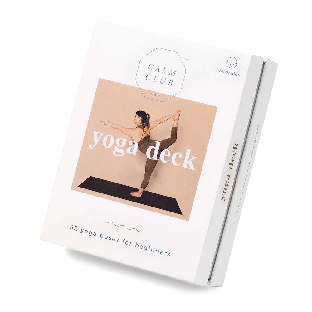 Luckies Calm Club Yoga Deck Cards - 52 Yoga Poses for Beginners