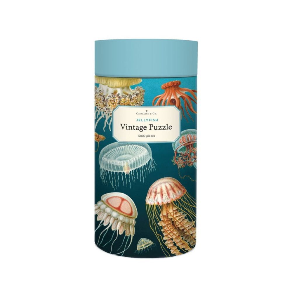 Cavallini Vintage Puzzle Jellyfish 1000 Piece