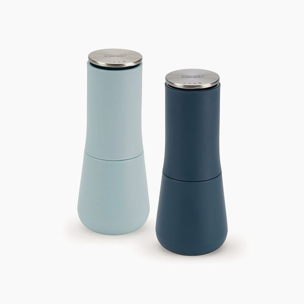 Joseph Joseph Milltop Salt & Pepper Mills - Sky