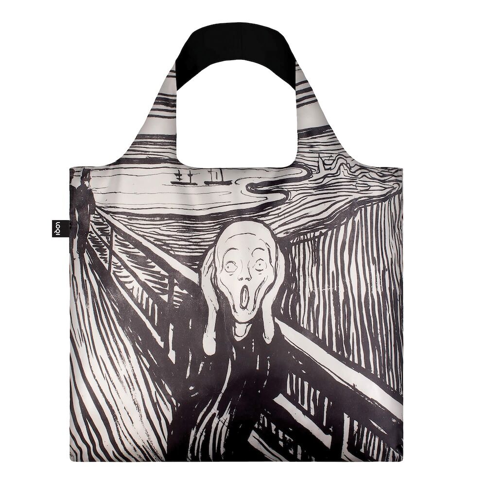 LOQI Munch The Scream Recycled Shopper Bag