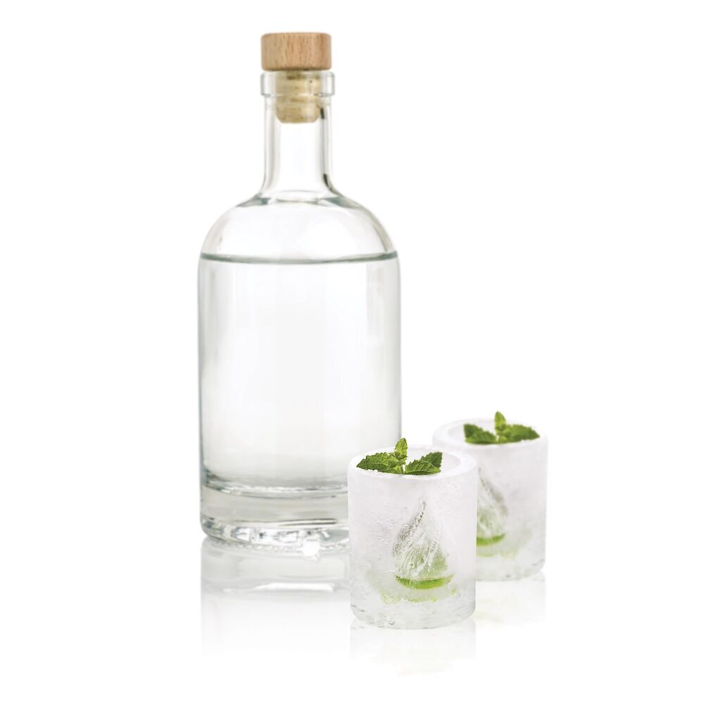 Quadruple Ice Shot Glass Silicone Mould - Set of 4