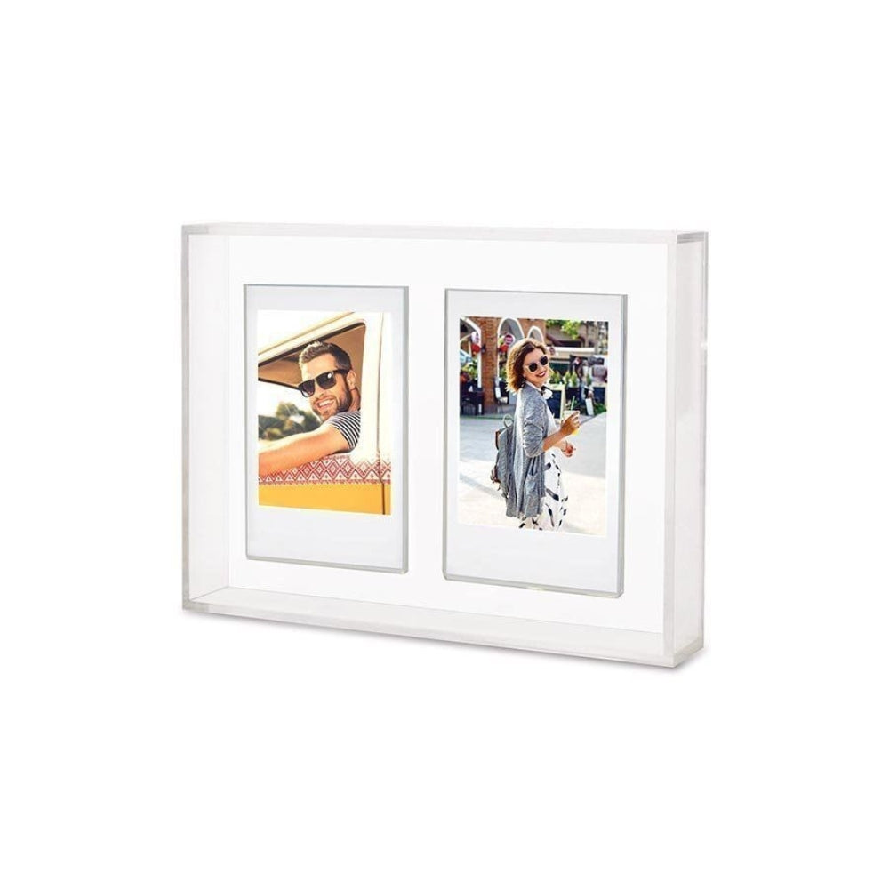 IS Gift Floating Instax Polaroid Twin Frame