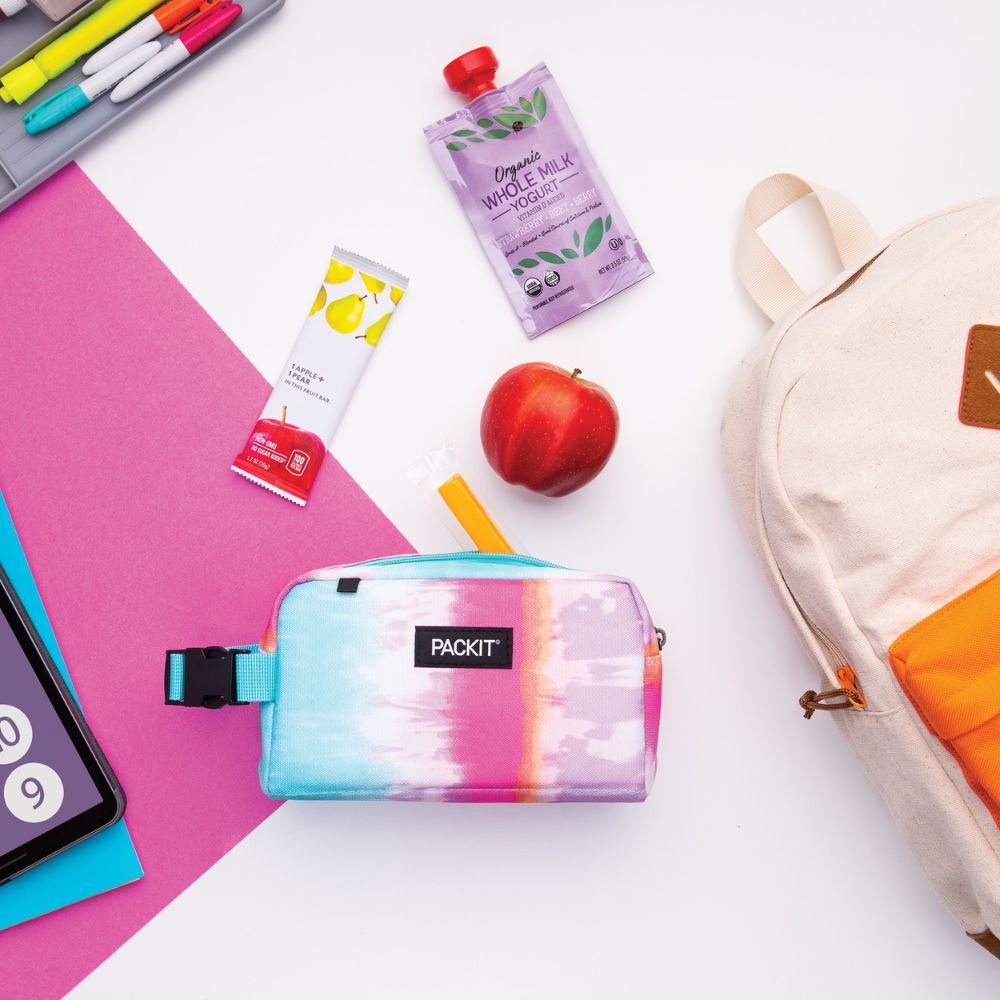 PACKIT Freezable Snack Box - Tie Dye Sorbet