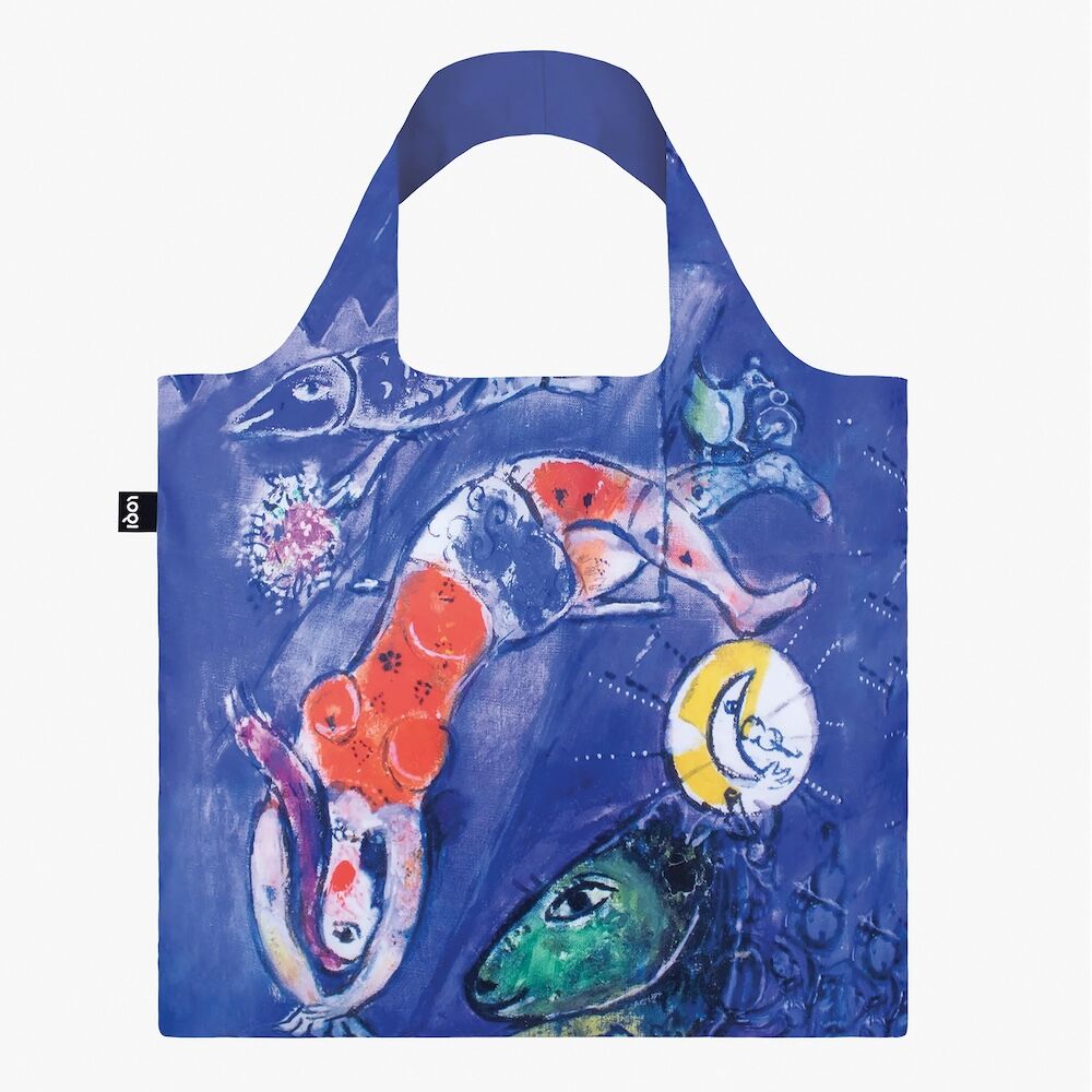 LOQI Marc Chagall The Blue Circus Recycled Shopper Bag