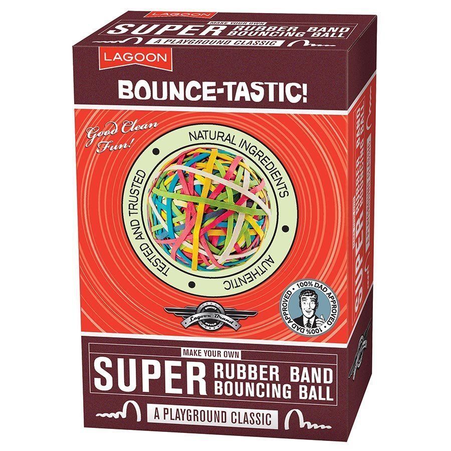 Lagoon Vintage Planet Rubber Band Bouncing Ball