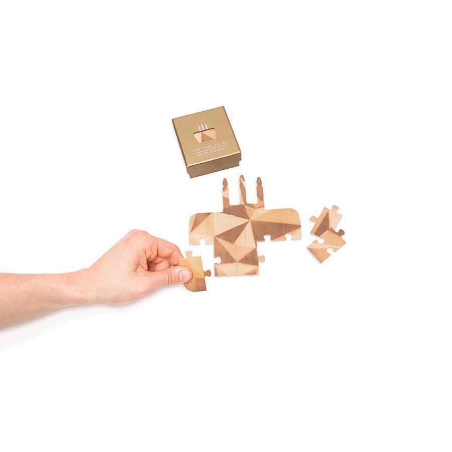 You Complete Me Jigsaw Happy Birthday Card