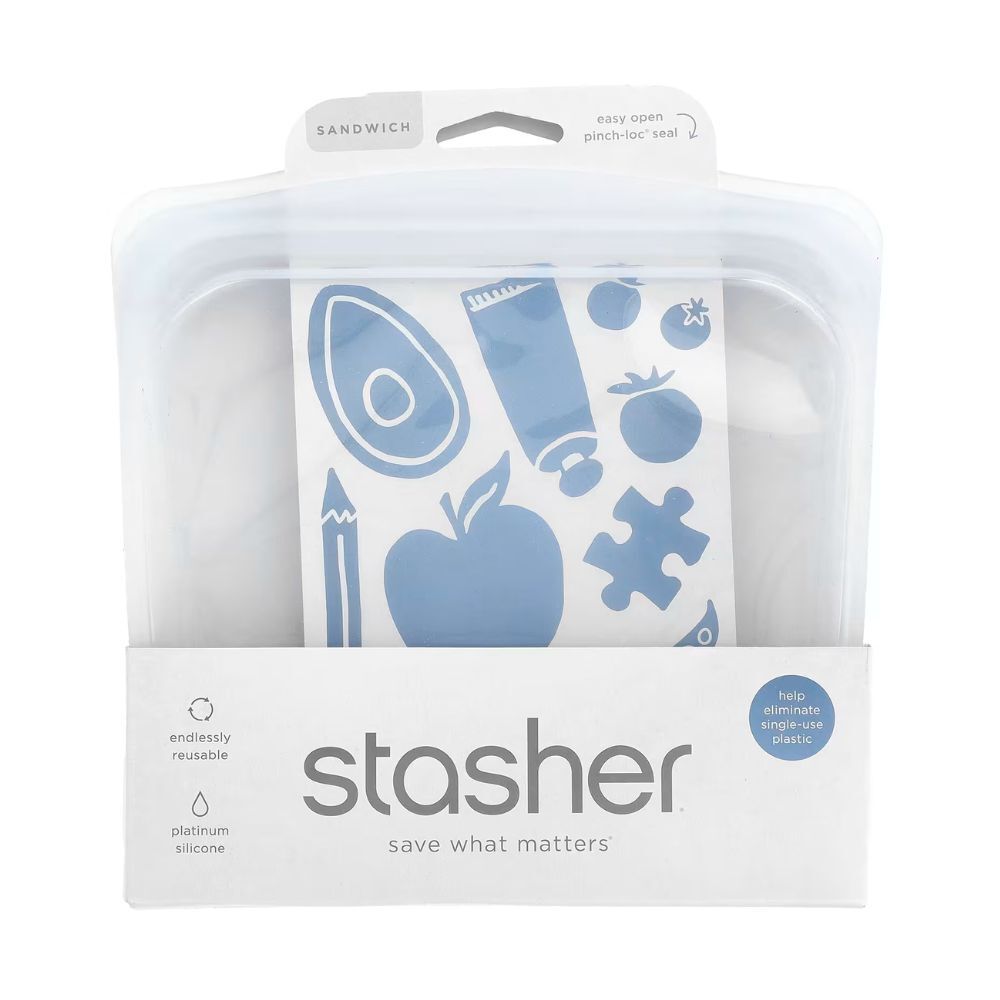 Stasher Reusable Sandwich Bag 828ml - Clear