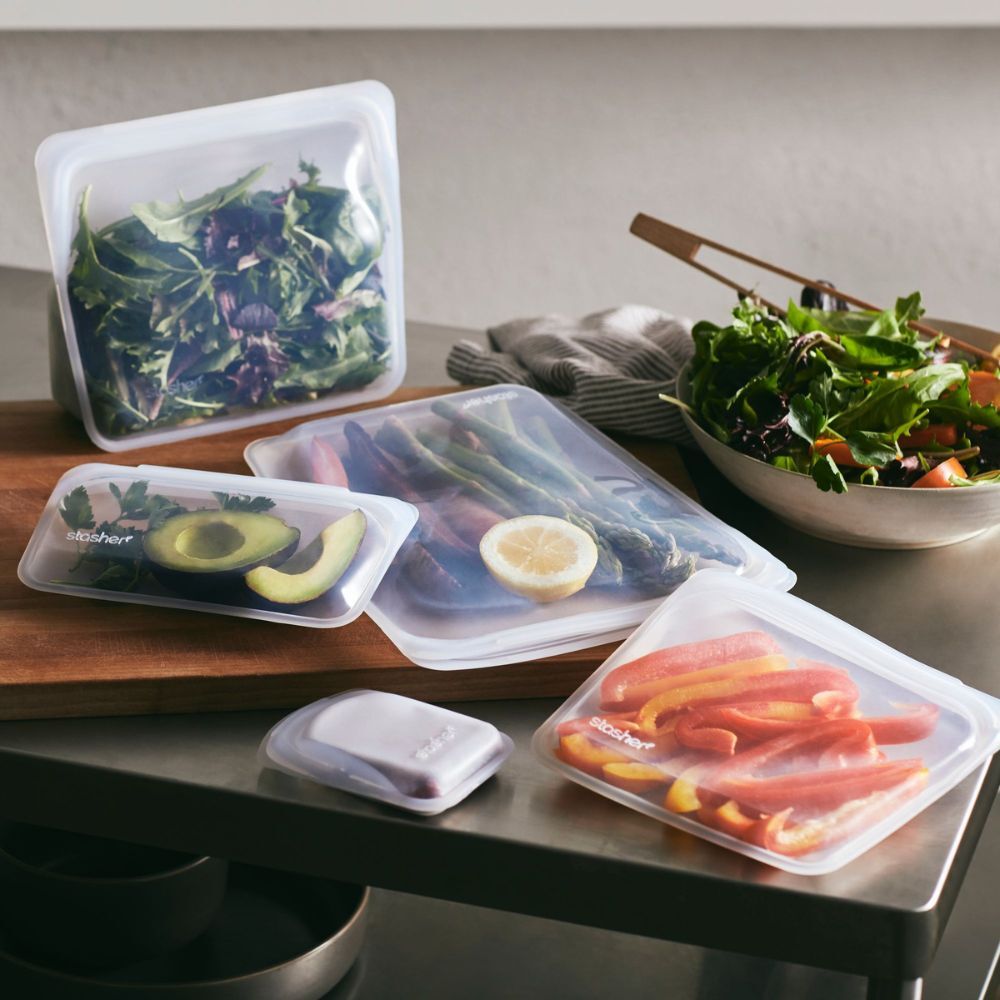 Stasher Reusable Sandwich Bag 828ml - Clear