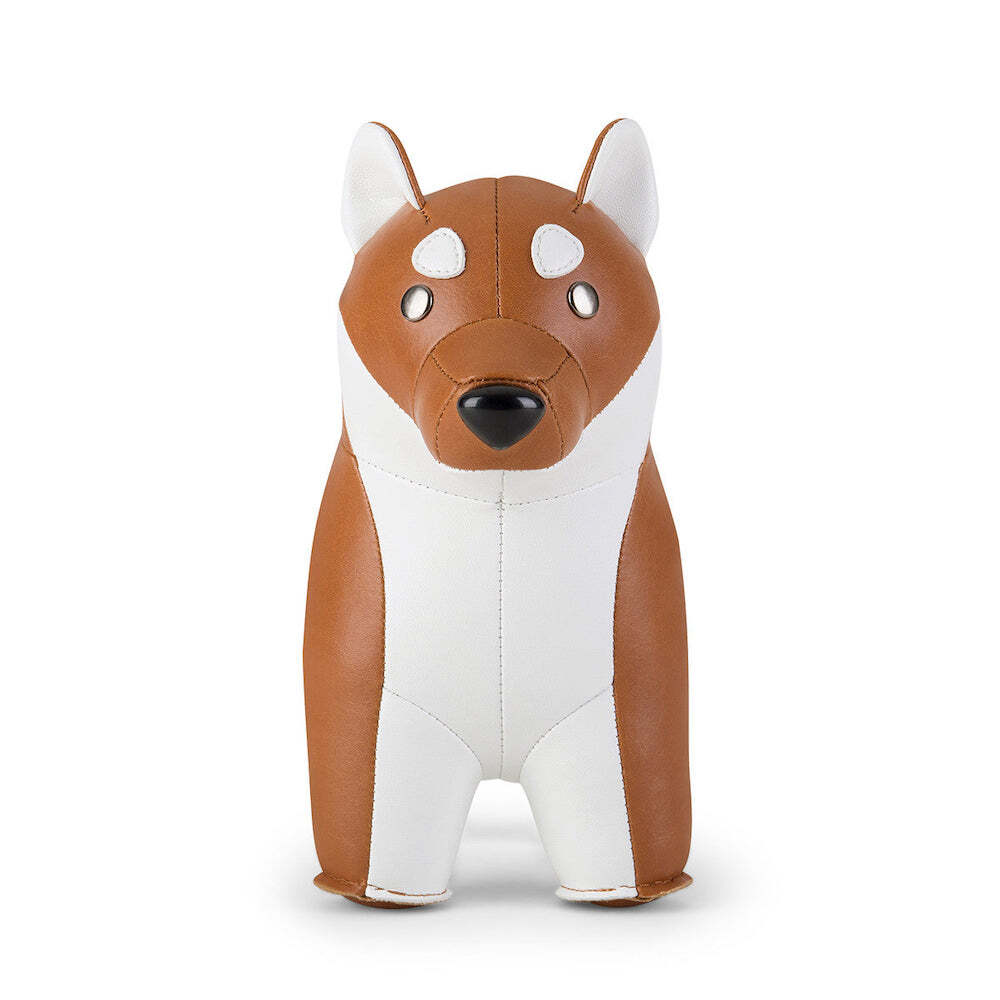 Zuny Bookend Classic Shiba Inu Tan