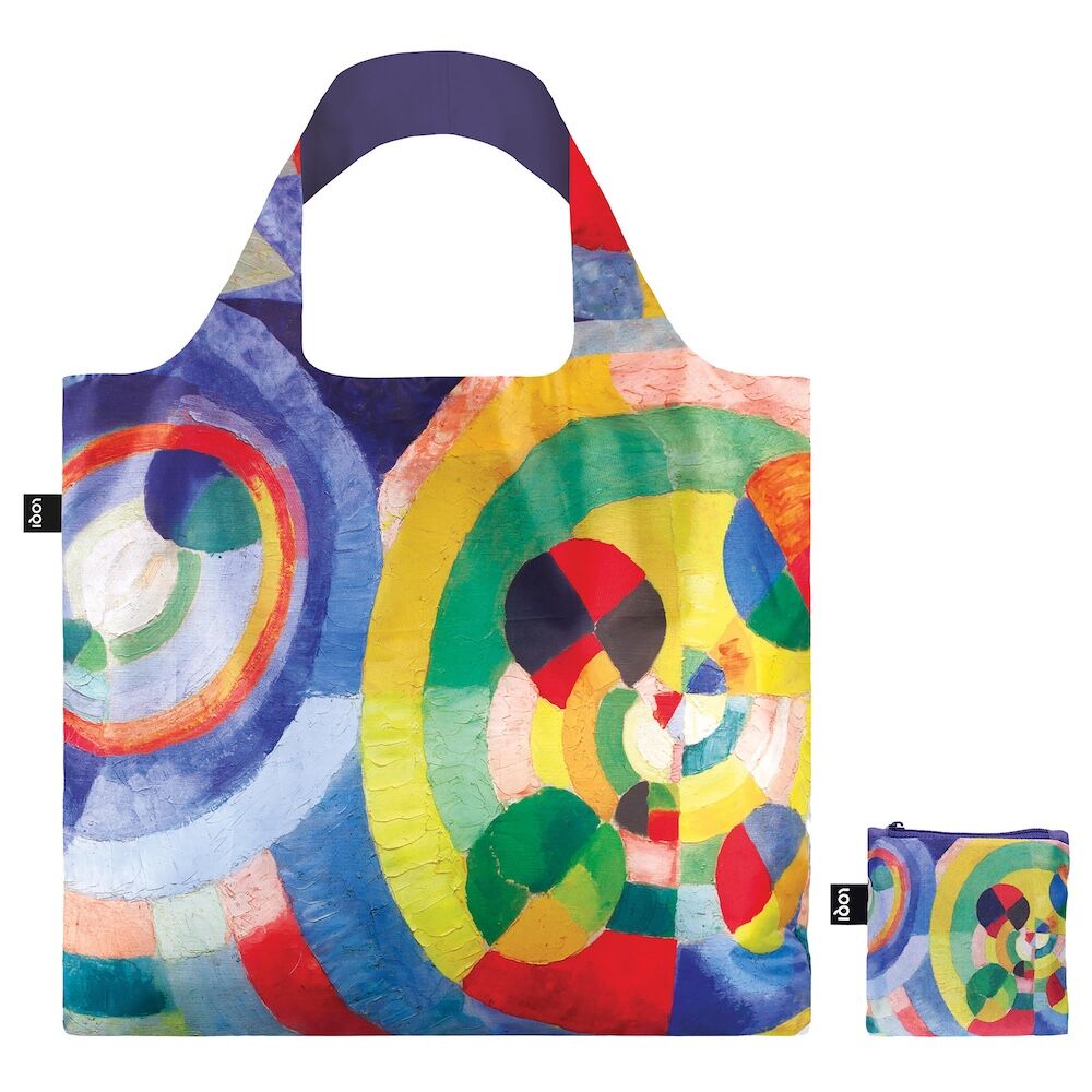 LOQI Delaunay Circular Forms Recycled Shopper Bag