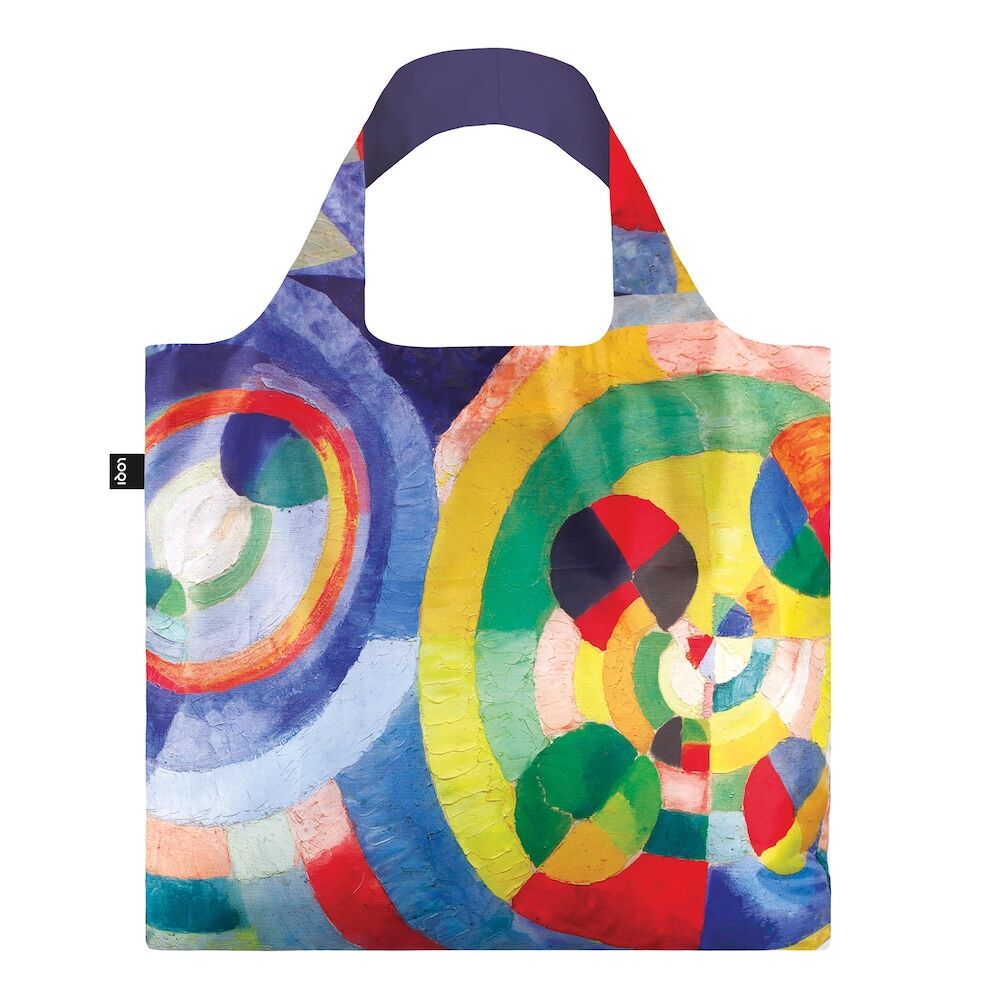 LOQI Delaunay Circular Forms Recycled Shopper Bag
