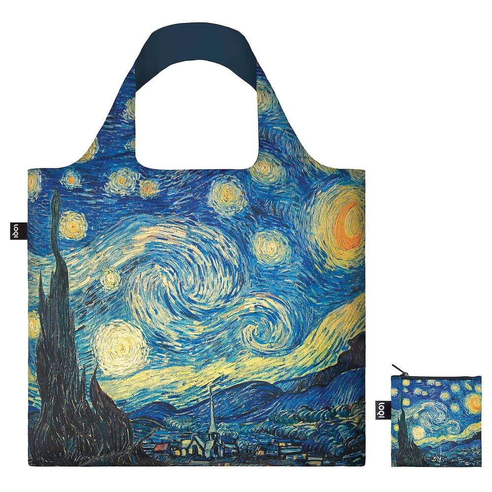 LOQI Van Gogh The Starry Night Recycled Shopper Bag