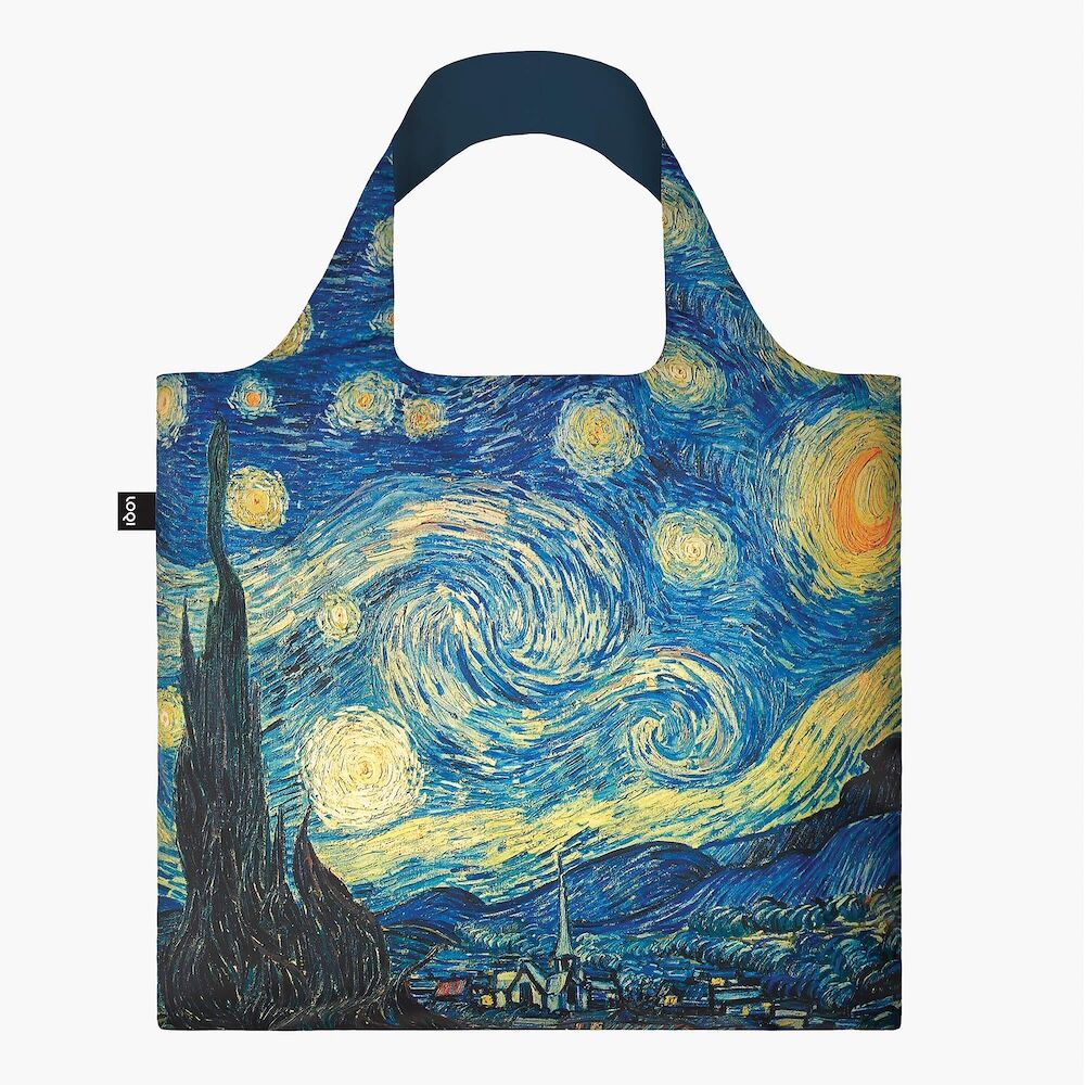LOQI Van Gogh The Starry Night Recycled Shopper Bag
