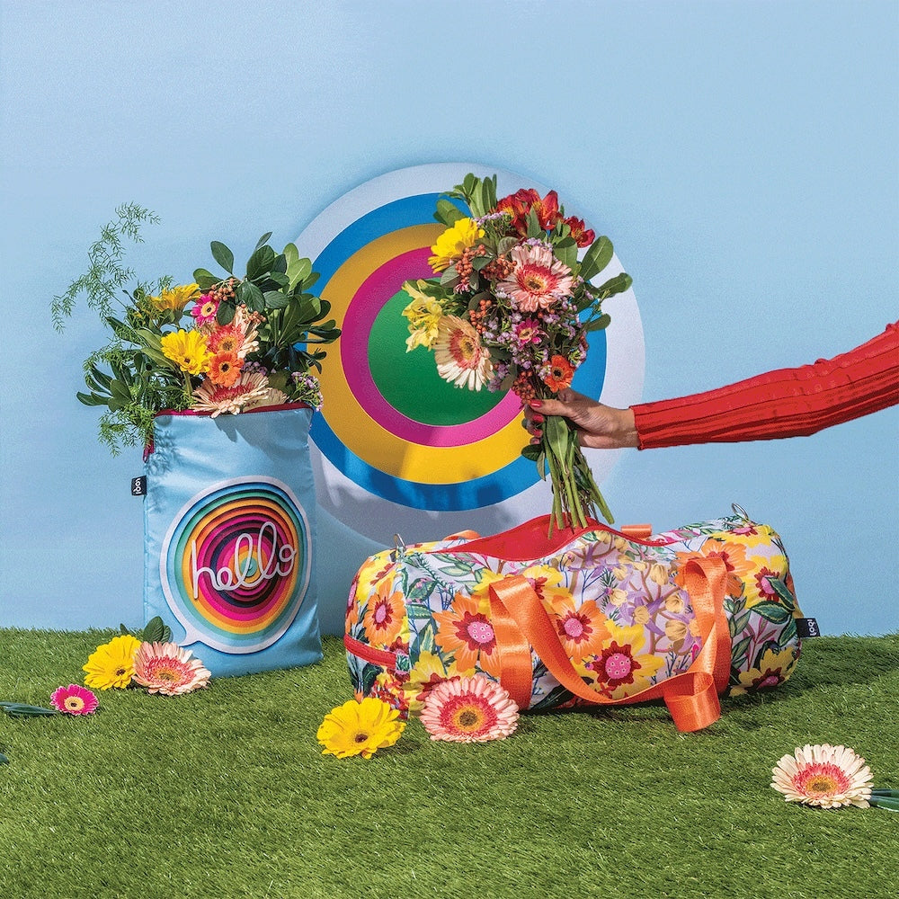 LOQI Pomme Chan Thai Floral Weekender