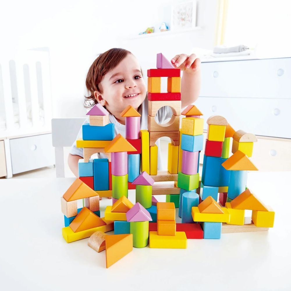 Hape Wonderful Beech Wooden Blocks 101pc