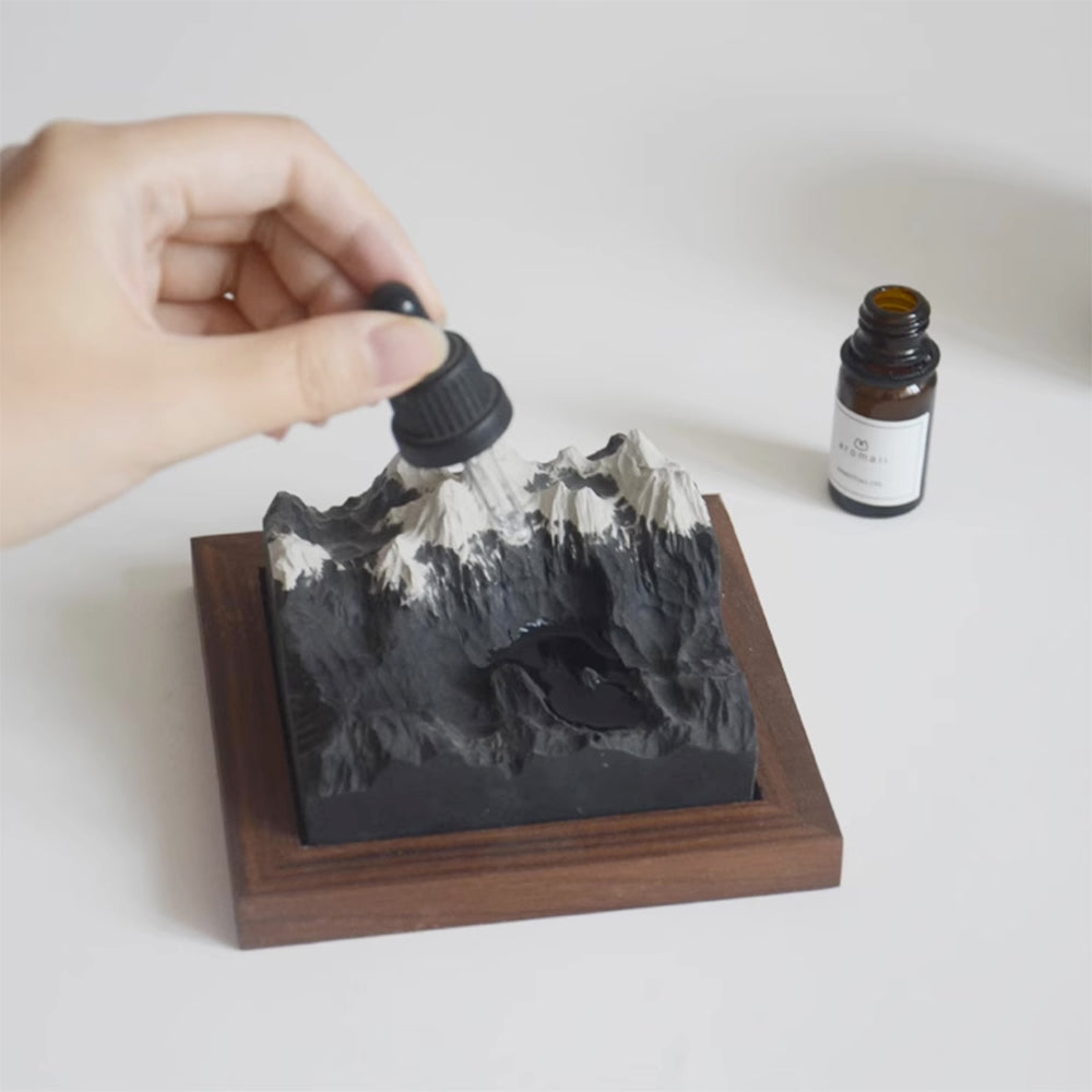 Yuki Snowy Mountain Essential Oil Cement Diffuser
